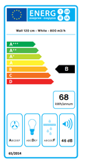 АСПИРАТОР FALMEC LUMINA NRS 120 WHITE thumbnail 3