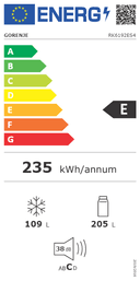ХЛАДИЛНИК GORENJE RK6192ES4 thumbnail 3