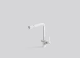 СМЕСИТЕЛ ISEO CORNER WHITE PULL-OUT thumbnail 1