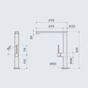 СМЕСИТЕЛ PURE STEEL FLAT thumbnail 2