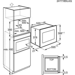 МИКРОВЪЛНОВА AEG OS5GM251EB thumbnail 5