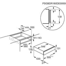 ПОДГРЯВАЩО ЧЕКМЕДЖЕ AEG KDK911424T thumbnail 6