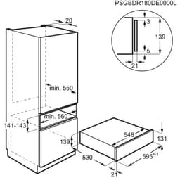 ПОДГРЯВАЩО ЧЕКМЕДЖЕ AEG KDK911424T thumbnail 8