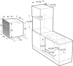 Фурна GORENJE BSA6747A04BGWI thumbnail 14