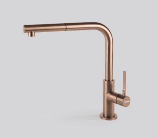 СМЕСИТЕЛ FALMEC TREVI CORNER PULL PVD COPPER