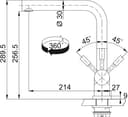 СМЕСИТЕЛ FRANKE ATLAS CLEAR thumbnail 5