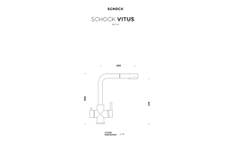 СМЕСИТЕЛ SCHOCK Vitus Pull Out White Gold  thumbnail 3