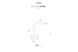 СМЕСИТЕЛ SCHOCK Vitus Fix White Gold  thumbnail 3