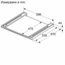 Свързващ елемент BOSCH WTZ2750X thumbnail 2
