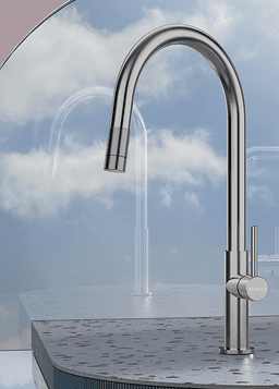 СМЕСИТЕЛ SCHOCK TALIA PULL OUT INOX thumbnail 3