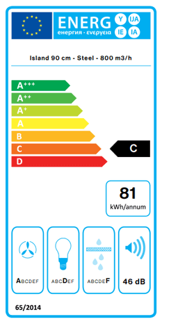 АСПИРАТОР FALMEC LUMINA NRS 90 INOX ISLAND thumbnail 3