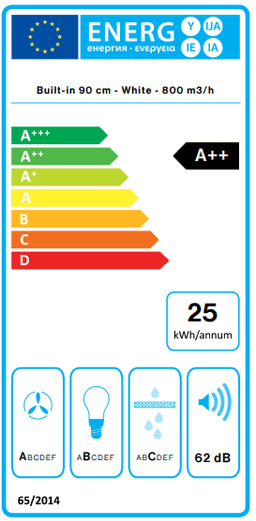 АСПИРАТОР FALMEC MOVE 90 WHITE thumbnail 2