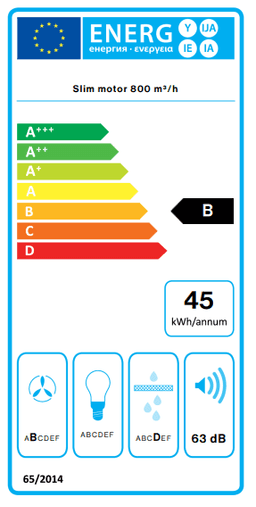 АСПИРАТОР FALMEC NUBE WHITE thumbnail 2
