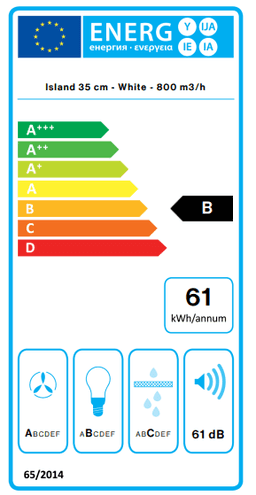 АСПИРАТОР FALMEC POLAR WHITE ISLAND thumbnail 2