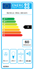 АСПИРАТОР FALMEC PRISMA 85 WHITE thumbnail 2