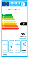 АСПИРАТОР FALMEC SKEMA WHITE thumbnail 3