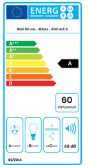 АСПИРАТОР FALMEC TAB 60 WH thumbnail 4
