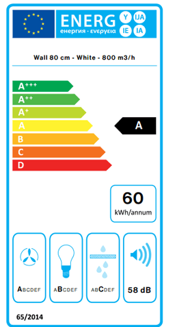 АСПИРАТОР FALMEC TAB 60 WH thumbnail 4
