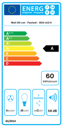 АСПИРАТОР FALMEC TAB 80 thumbnail 3