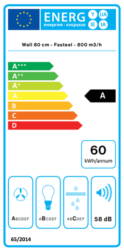 АСПИРАТОР FALMEC TAB 80 thumbnail 3