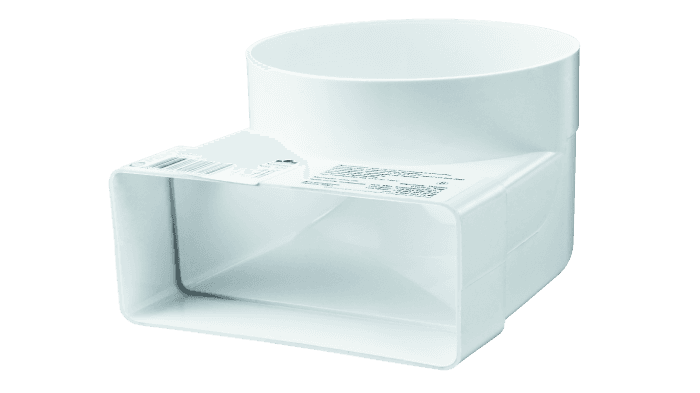 КОЛЯНО КРЪГЛО КЪМ КВАДРАТНО Ø 150 - 220 х 90