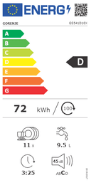 СЪДОМИЯЛНА GORENJE GS541D10X thumbnail 5