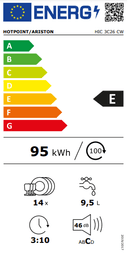 СЪДОМИЯЛНА HOTPOINT ARISTON HIC3C26CW thumbnail 2