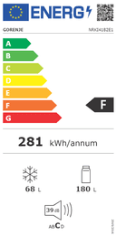 ХЛАДИЛНИК GORENJE NRKI4182E1 - без опаковка thumbnail 7