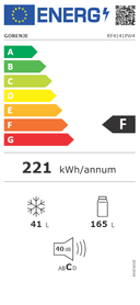 ХЛАДИЛНИК GORENJE RF 4141 PW4 thumbnail 3