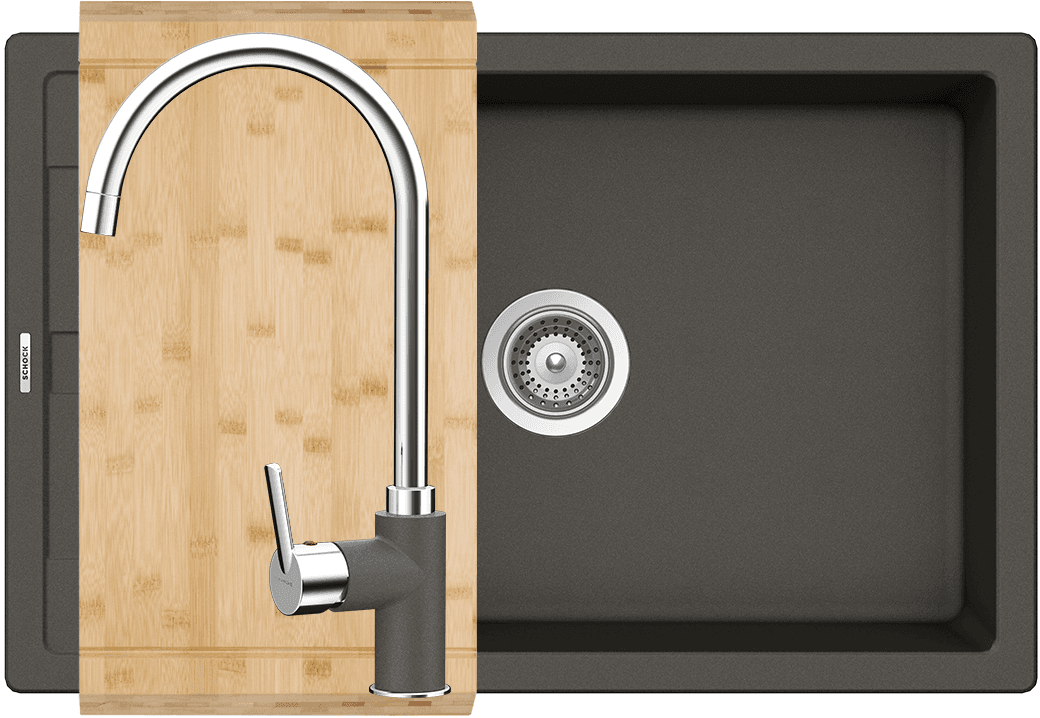 МИВКА SCHOCK RONDA D100XL+ СМЕСИТЕЛ И ПОДАРЪК ДЪСКА