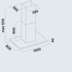 АСПИРАТОР FALMEC LUMEN 120 Island thumbnail 5
