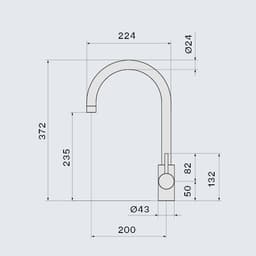 СМЕСИТЕЛ ISEO ROUND WHITE thumbnail 4