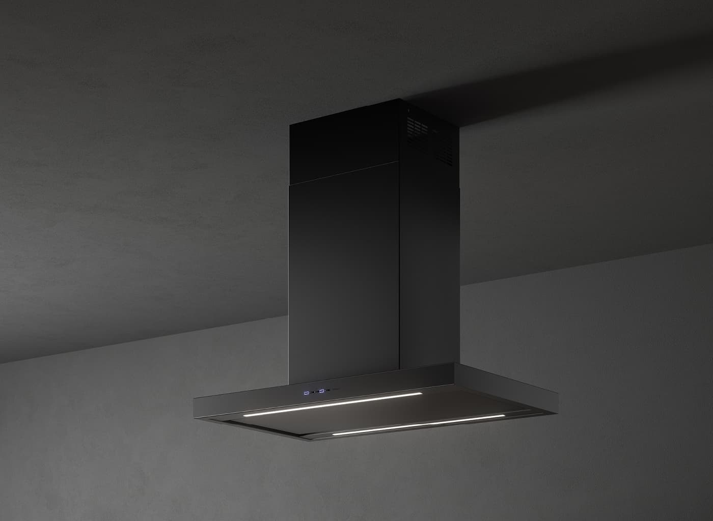 АСПИРАТОР FALMEC PLANE NRS PLUS ISLAND 90 Black