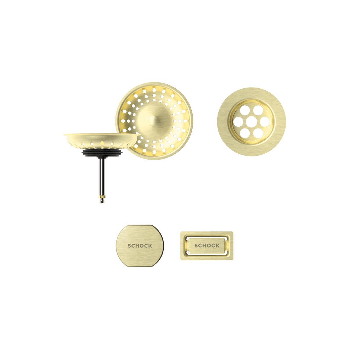 Окомплектовка за сифон SCHOCK White Gold