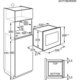 МИКРОВЪЛНОВА AEG OS5GM251EB thumbnail 6
