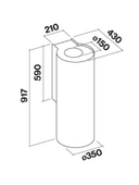 АСПИРАТОР FALMEC POLAR EVO INOX - WALL thumbnail 2