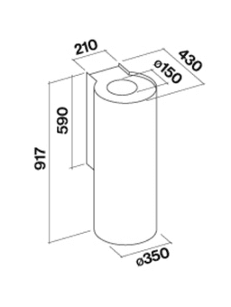 АСПИРАТОР FALMEC POLAR EVO INOX - WALL thumbnail 2