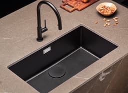 МИВКА FALMEC ISEO 70 Черна (75.6x45.6) над плот / равен / под плот thumbnail 2