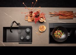 МИВКА FALMEC ISEO 70 Черна (75.6x45.6) над плот / равен / под плот thumbnail 4