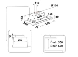 АСПИРАТОР INDESIT H 461 IX.1/1 thumbnail 2