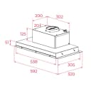 АСПИРАТОР TEKA INTEGRA GFI 63030 KOS Black thumbnail 6