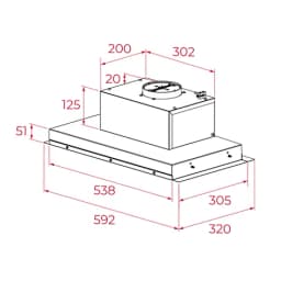 АСПИРАТОР TEKA INTEGRA GFI 63030 KOS Black thumbnail 6