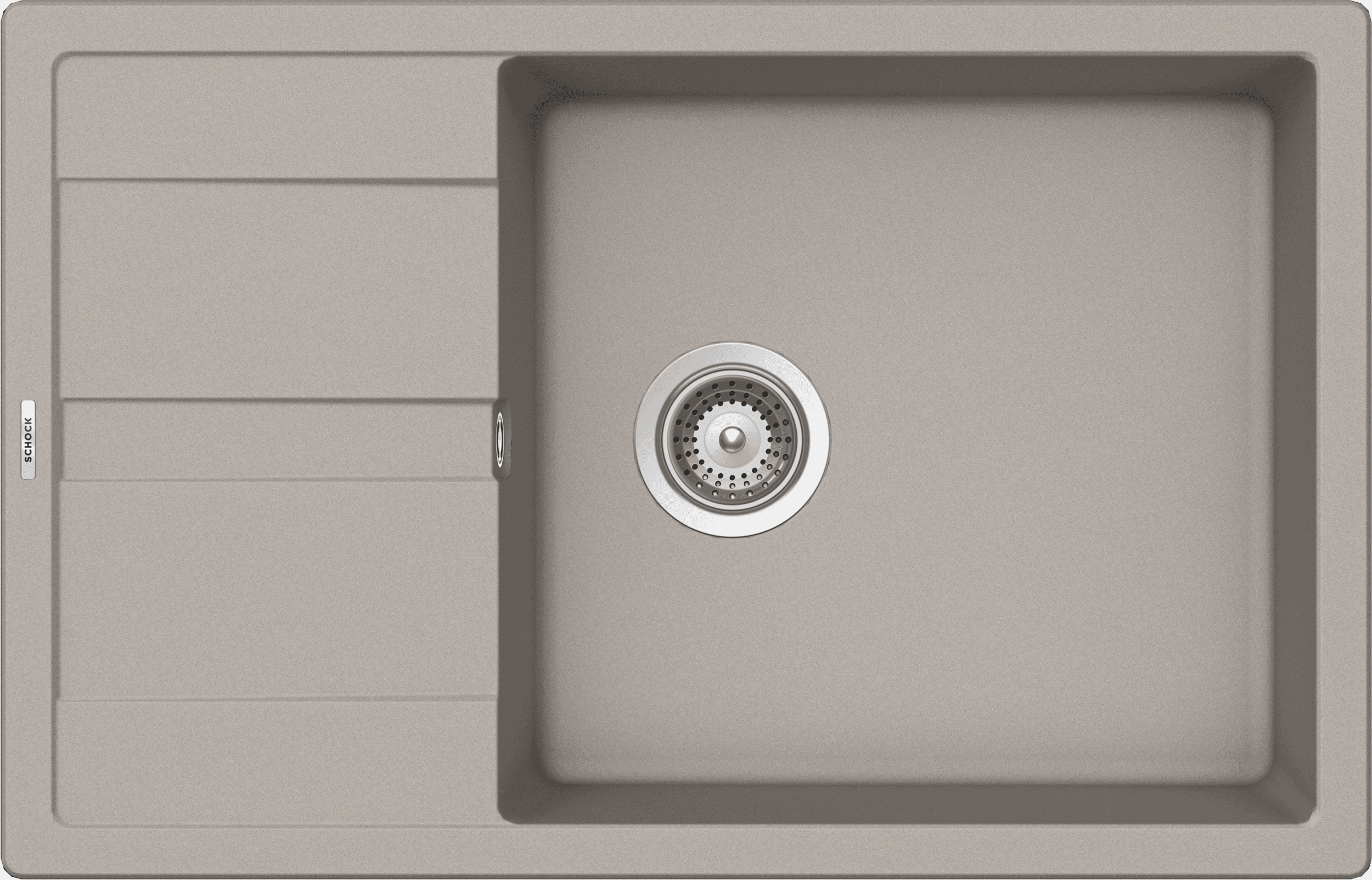 МИВКА SCHOCK RONDA D100XL Beton/Conrete (42) - 1 Отвор 