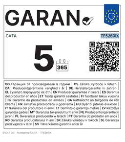 АСПИРАТОР CATA TF 5260 IX thumbnail 2