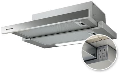 АСПИРАТОР PYRAMIS TURBO SLIM 60 IX / 065006401