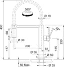 СМЕСИТЕЛ FRANKE PESCARA SEMI-PRO L thumbnail 8