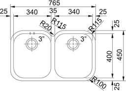 МИВКА FRANKE AMX 120-34-34 thumbnail 3