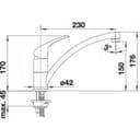 СМЕСИТЕЛ BLANCO - BRAVON thumbnail 4