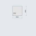 МИВКА FALMEC ISEO 40 Черна (45.6x45.6) над плот / равен / под плот thumbnail 3