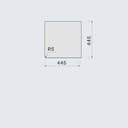 МИВКА FALMEC ISEO 40 Черна (45.6x45.6) над плот / равен / под плот thumbnail 4